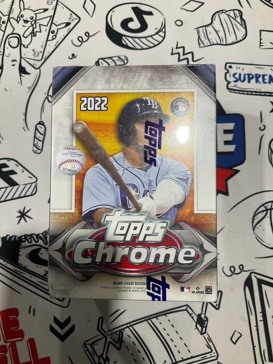 2022 topps chrome mlb blaster