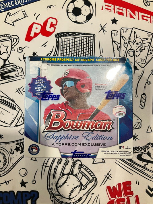 2023 MLB Bowman Sapphire Edition Hobby Box