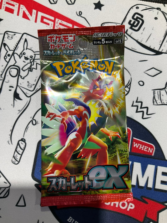 Pokemon Scarlet Japanese Booster Pack