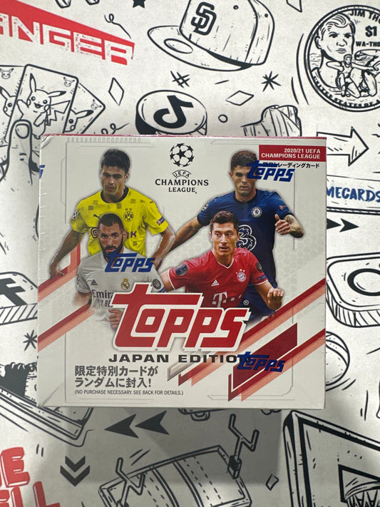 2020 Topps UEFA Japan Edition Mega Box