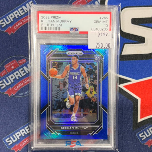 2022 Prizm Keegan Murray Blue