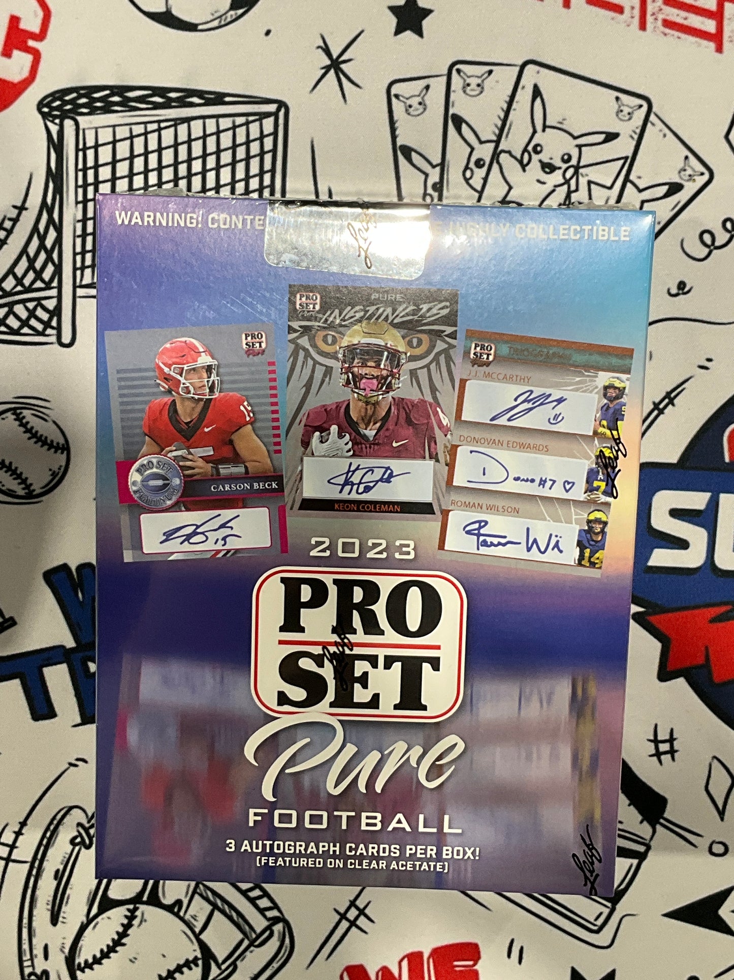 2023 Pro Set Pure Football Hobby Box