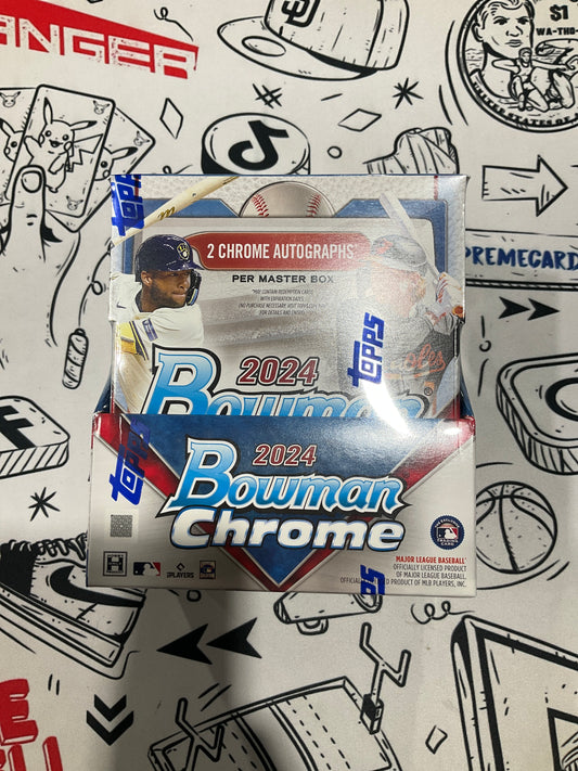 2024 Bowman Chrome MLB Hobby Box