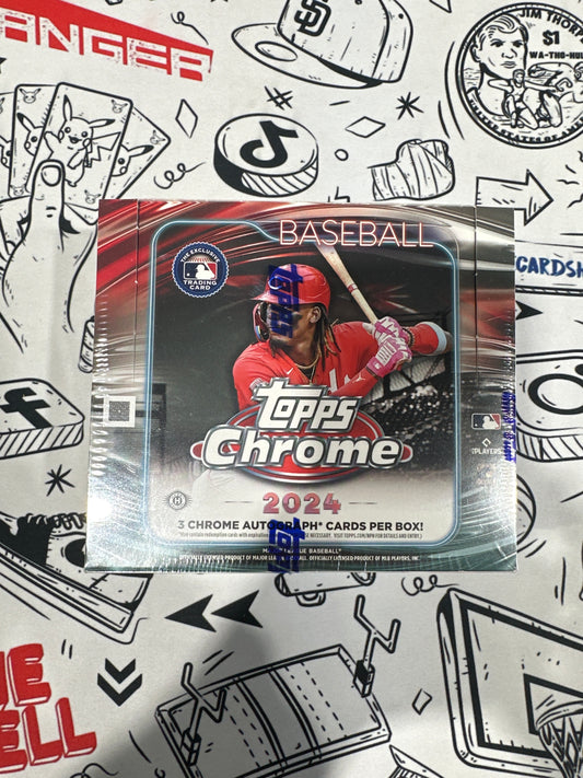 2024 Topps Chrome MLB Jumbo Box