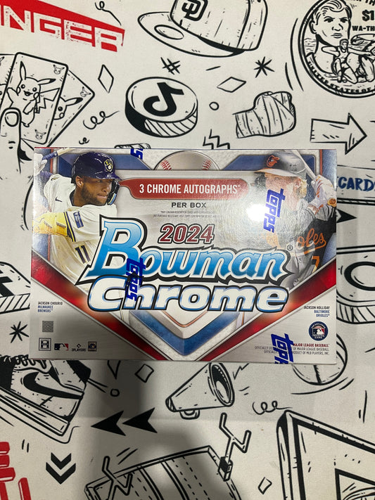 2024 Bowman Chrome MLB HTA/Breakers Delight Box