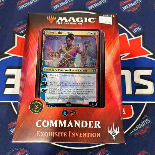 Magic The Gathering Exquisite Invention Commander Deck