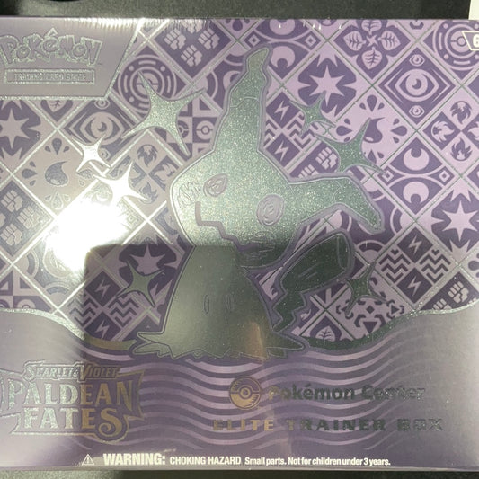 Pokemon Paldean Fates Pokémon Center ETB