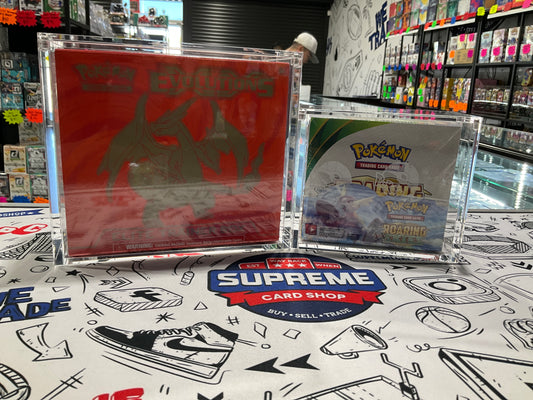 TCS ETB Booster Box Acrylic Combo