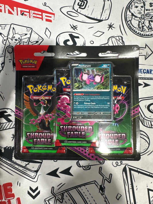 Pokemon Shrouded Fable 3 Pack Blister