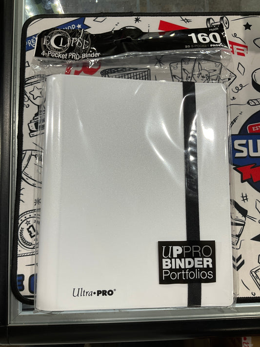 Ultra Pro 4 Pocket Binder Eclipse White