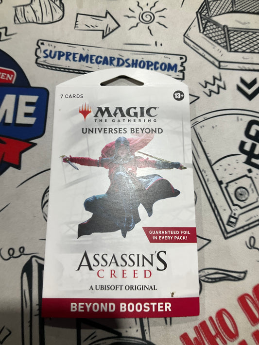 MTG Assassins Creed Sleeved Beyond Booster