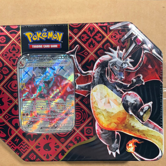 Pokemon Paldean Fates Charizard Tin