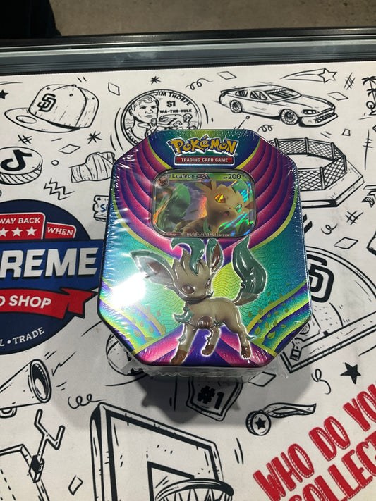 Pokemon Leafon GX Tin