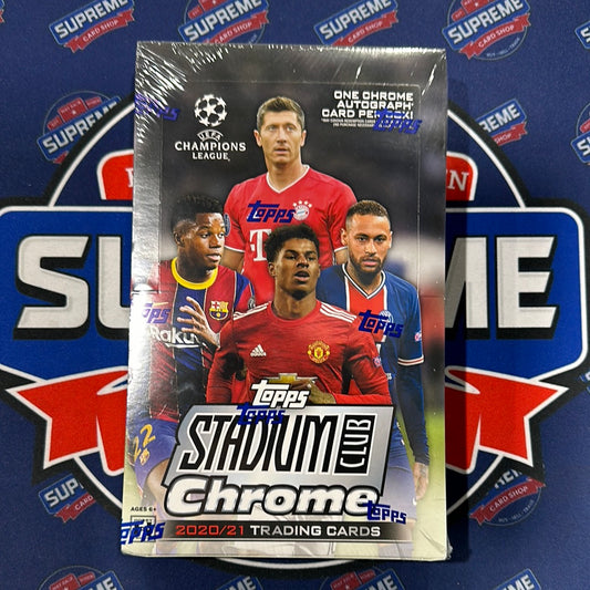 2020 Stadium Club UEFA Soccer Hobby Box