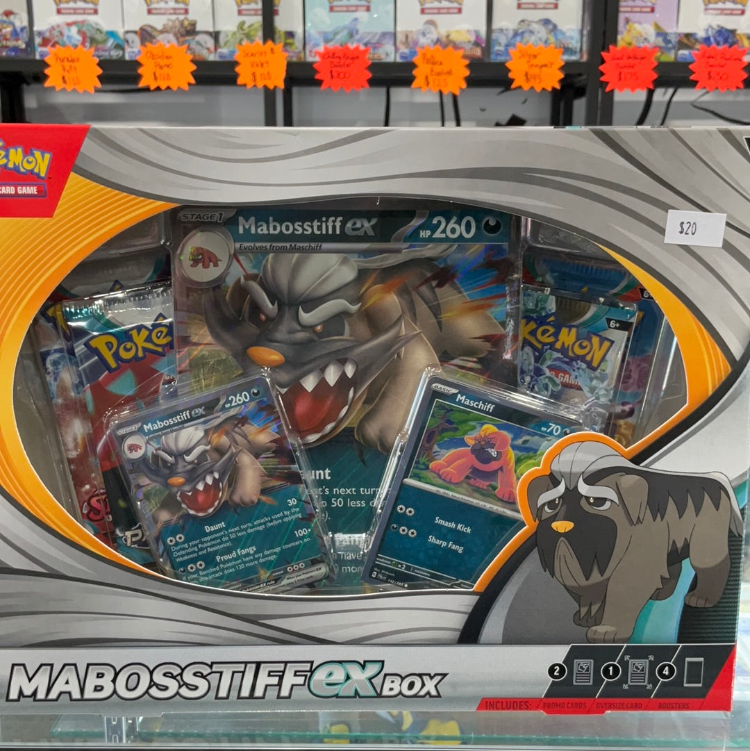 Pokémon Mabosstiff EX Box