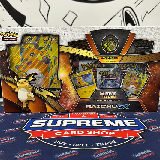 Pokemon Shining Legends Raichu GX Collection