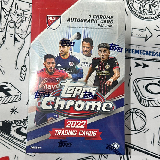 2022 Topps Chrome MLS Hobby Box