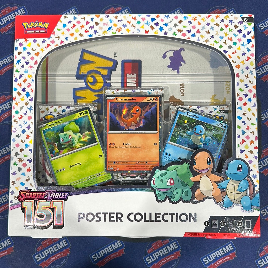 Pokemon 151 English Poster Collection Box