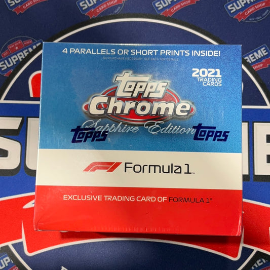 2021 Topps Chrome Sapphire F1