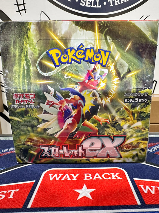 Pokemon Japanese Scarlet Booster Box