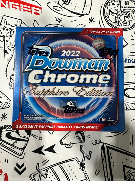 2022 Bowman Chrome Sapphire Baseball Hobby Box